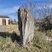 Le ''menhir'' de Moirans, Isère.
