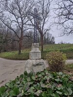 Il fut un temps où la borne jouxtait un muret.