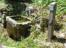 Le sentier des fontaines et du moulin Sillon à Corbel