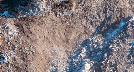 Eboulement face Ouest de la Dent de Crolles le 28/11/2025