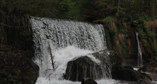 Le seuil de l'ancienne laiterie à St Pierre de Chartreuse