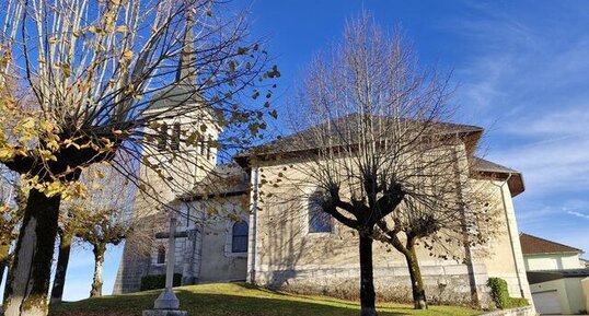 Église de Notre Dame de l'Assomption, Hauteville-Lompnes, Ain.