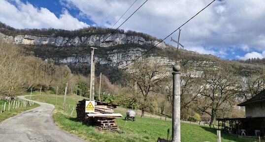 Croix de Lourdain, Vérel-de-Montbel, Savoie.