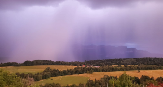 Quand la pluie s'abat sur la Chartreuse !